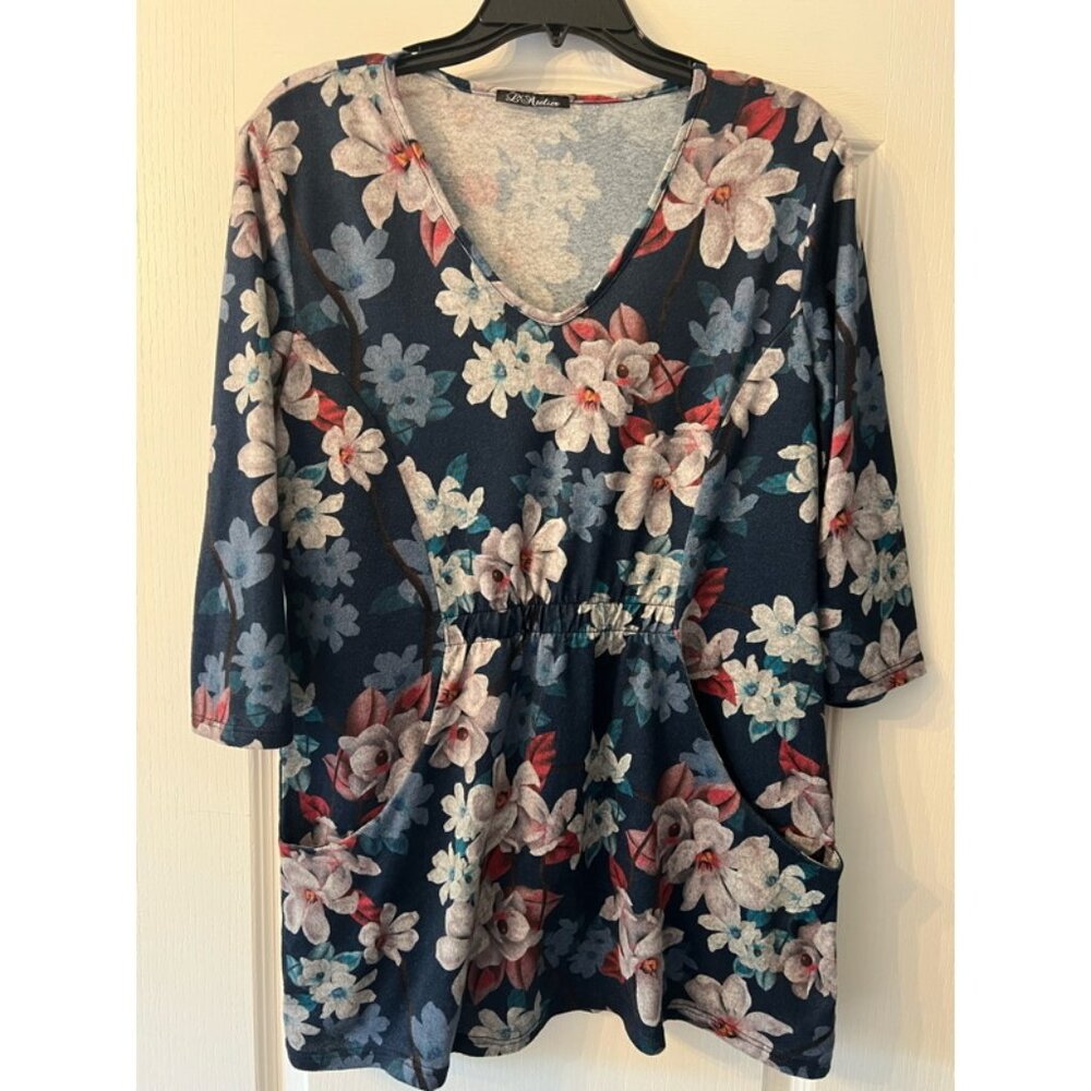 Patterned Tunic Ladies Size L by L'Atelier